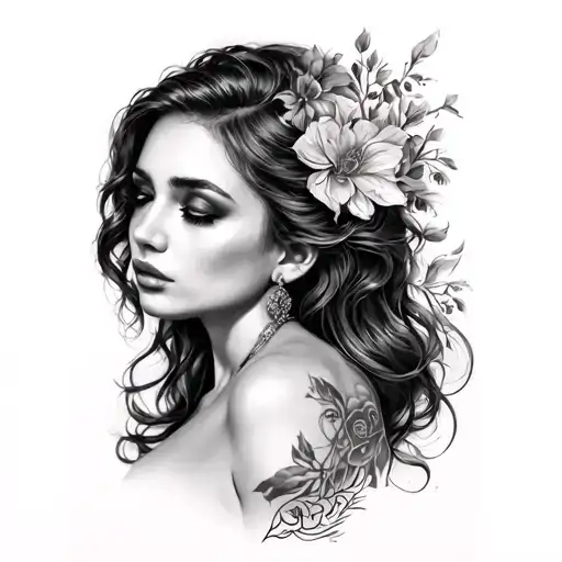 Topless Lady