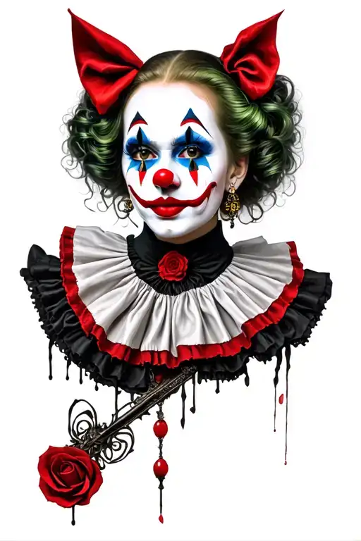 Kattana Gothic Clown Woman