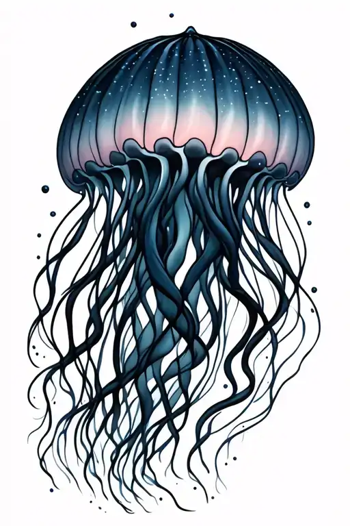 Jellyfish Floating Peacefully