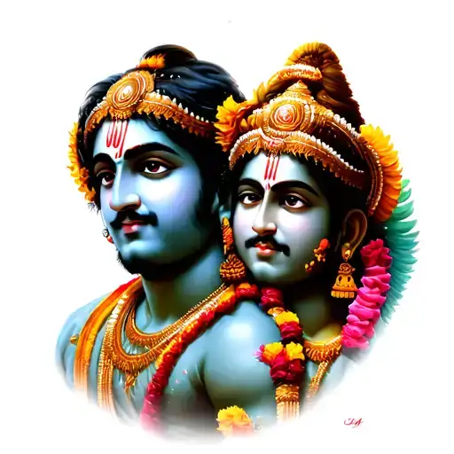 Krishna And Vishnu