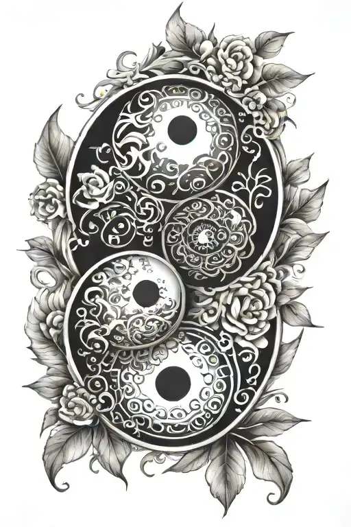 The Yin And Yang Circle