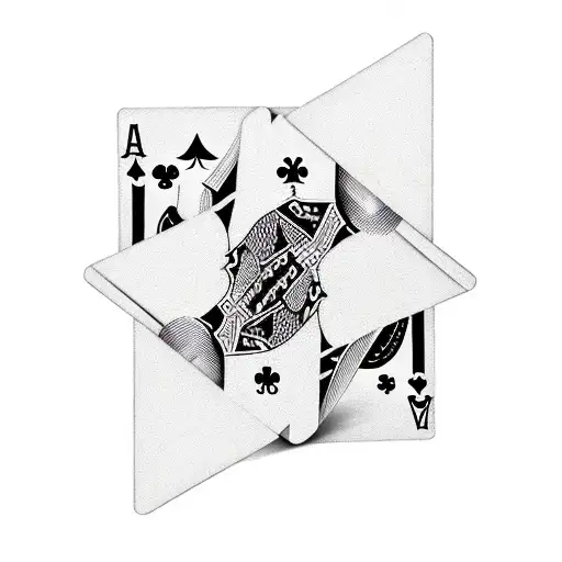 A Pack Of Playing Cards Being Shuffled By A Hand Emerging From A Dark Storm Cloud