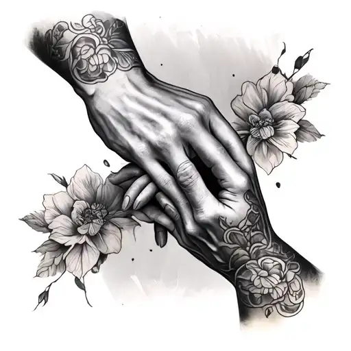 Two Hands Drawing Each Other