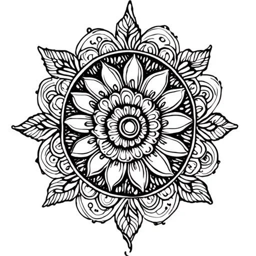 Henna Tattoo Design