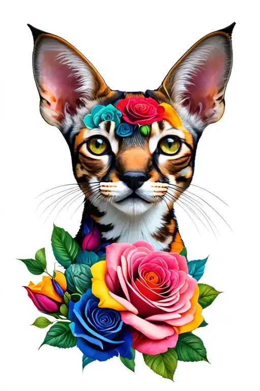 Autism Roses Animals Colorful