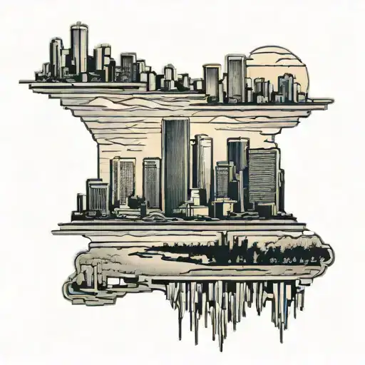 Detroit Skyline Silhouette
