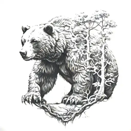 Sholder Armor Bear And Tree