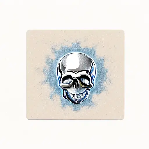 Skull With Cards