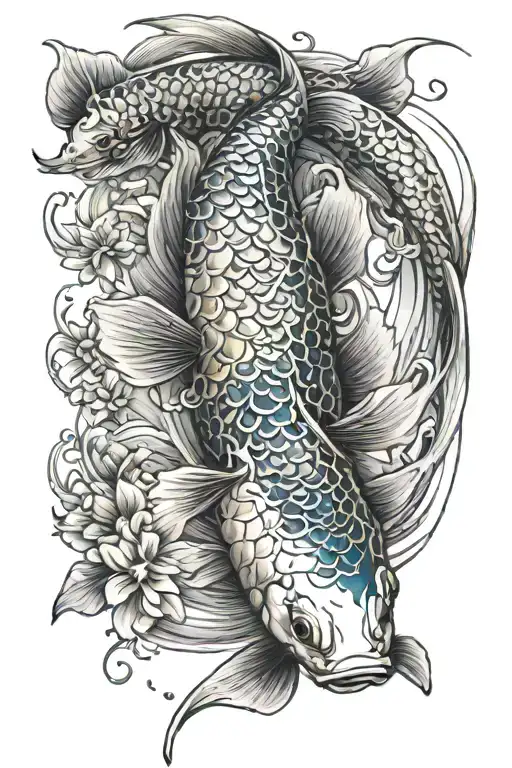 Beautiful Koi Fish
