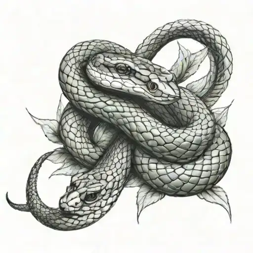 Beautiful Snake Wrapping