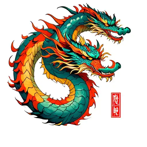 Japanese Dragon Wrapping The Forearm