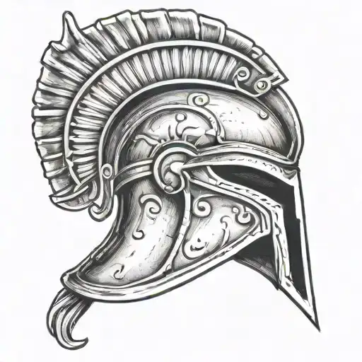 Greek Spartan Helmet