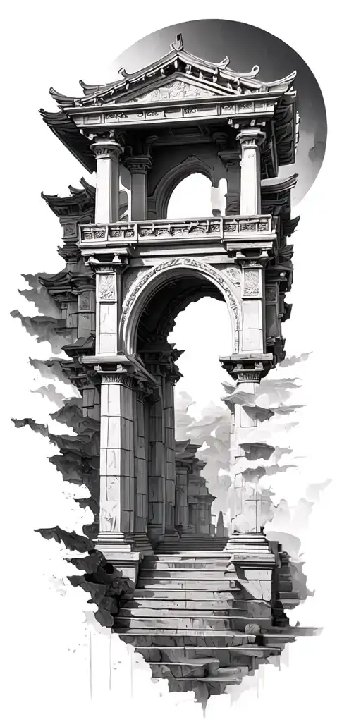 Temple Architecture Forming