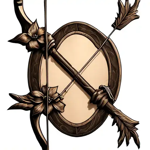 3D Bow And Arrow Design