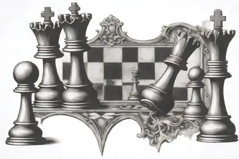 Chess Pieces Hidden Message