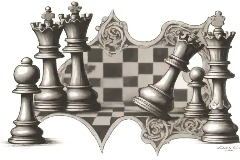 Chess Pieces Hidden Message