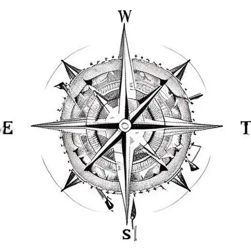 Sailingship With Compass