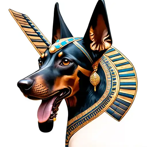 Anubis Egiptian God Dog