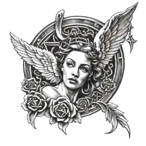 Chrome Hearts Inspired Angel