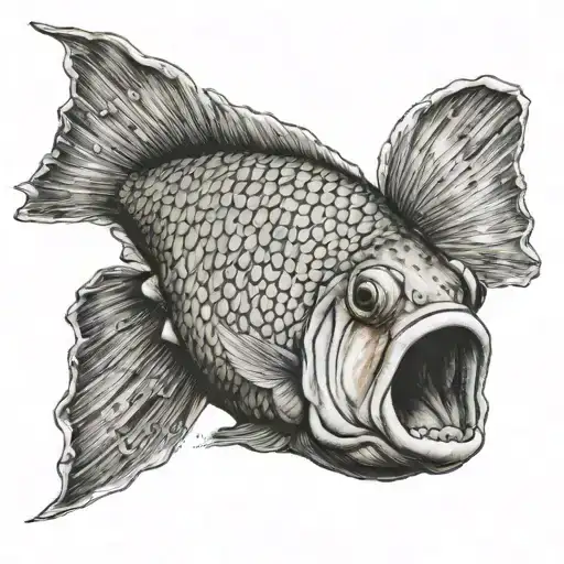 Platty Fish Swimming