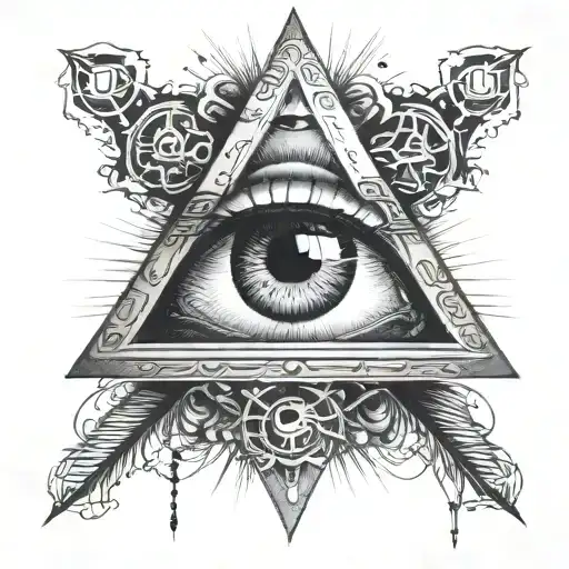 All Seeing Eye Symbol Integrated