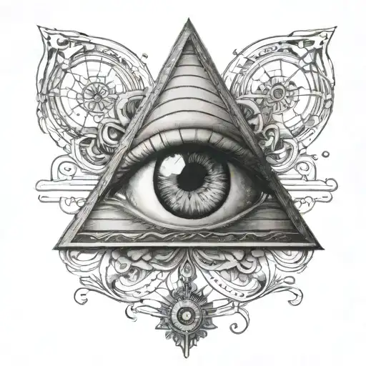 All Seeing Eye Symbol Integrated