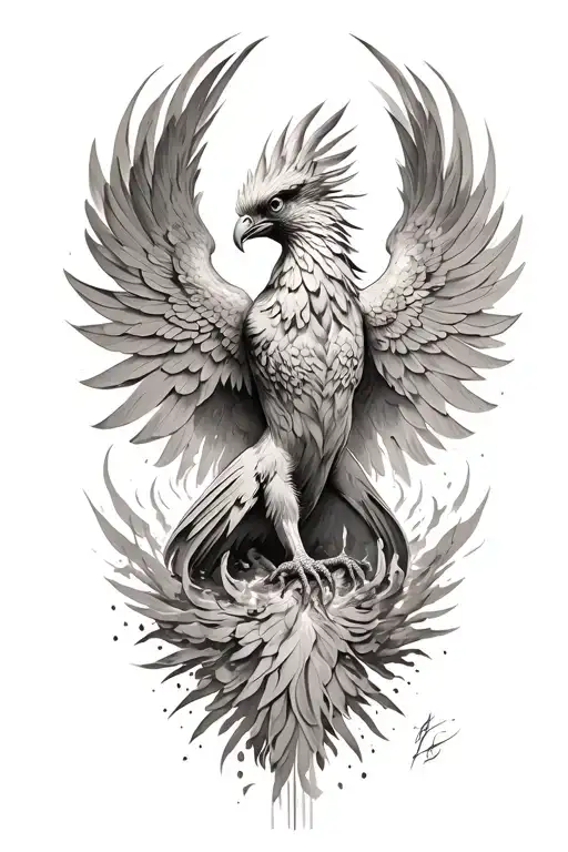 Phoenix Rising From The Ashes