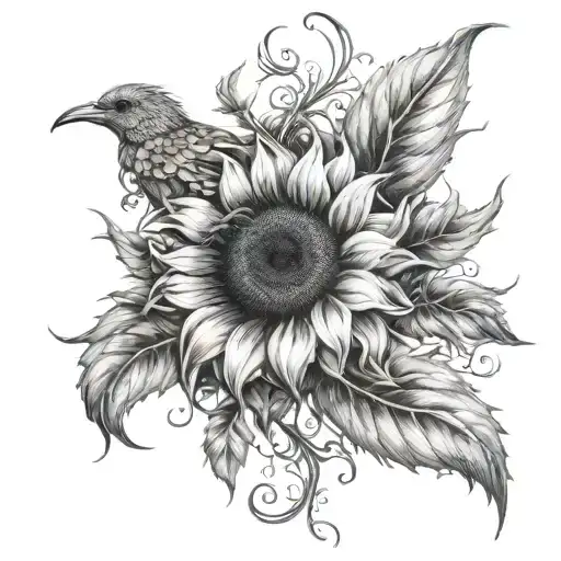 Sunflower Phoenix Emerging