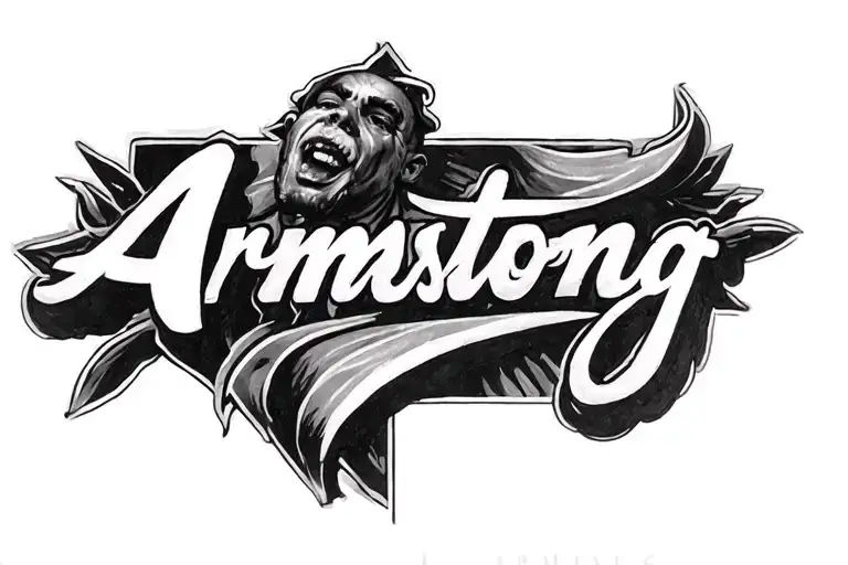 Armstrong In Cursive
