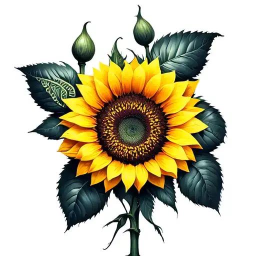 Sunflower And Roses Wrapped