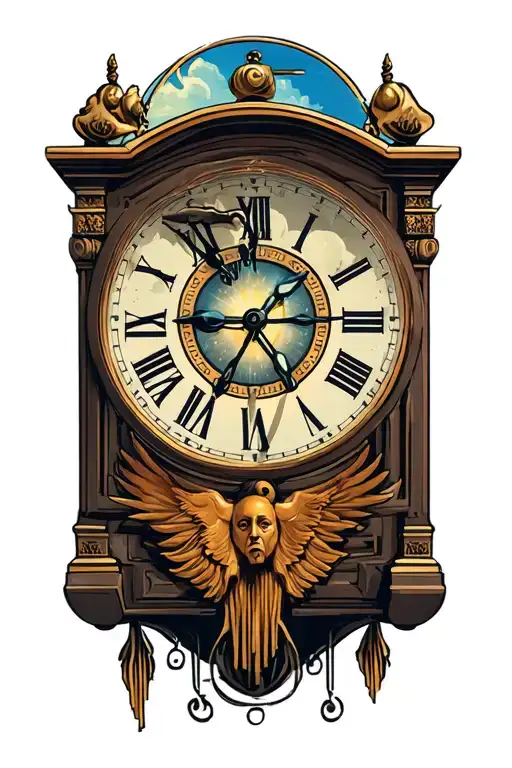 God And Sobriety Clock Family