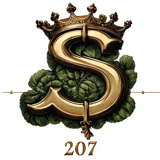The Letter S Crowned With The Number 2007 In Roman Numerals Below It