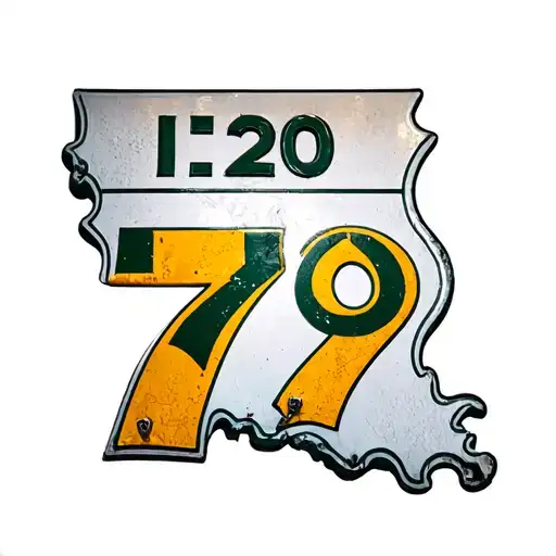Louisiana I20 And Highway 79 Sign Intertwined