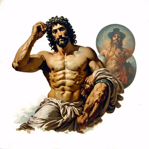 Heracles Completing His Twelve Labors