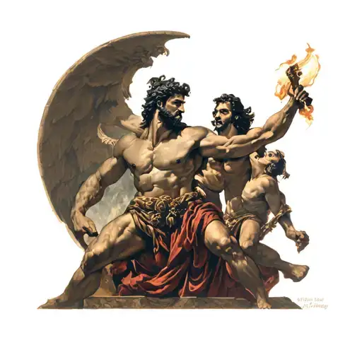 Heracles Fighting Ares God