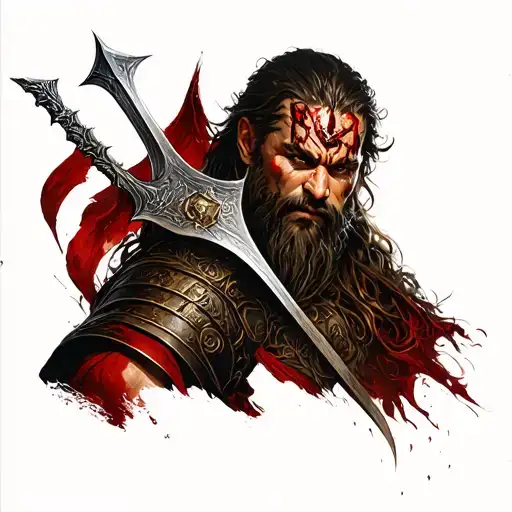 Ares God Of War Scene