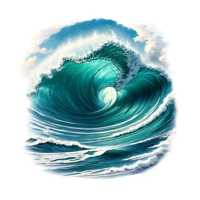 Surf Wave Pattern