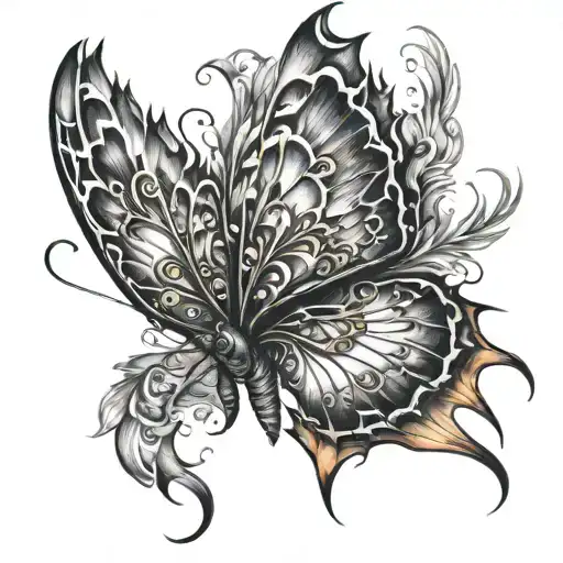 Phoenix Butterfly Emerging