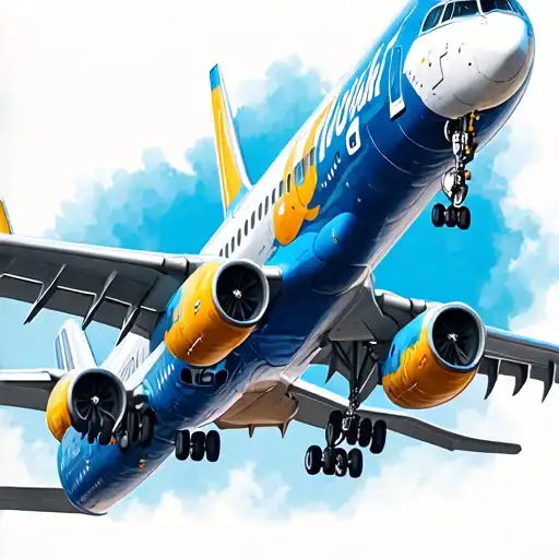 Airbus A321 Aircraft With Thomas Cook