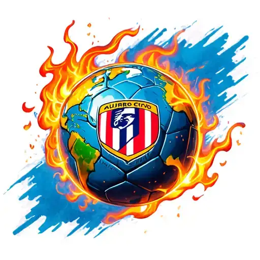 The Huracan Atletico Club Globe Set On Fire In The