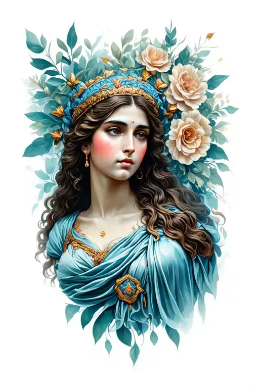 The Greek Goddes Euphrosyne