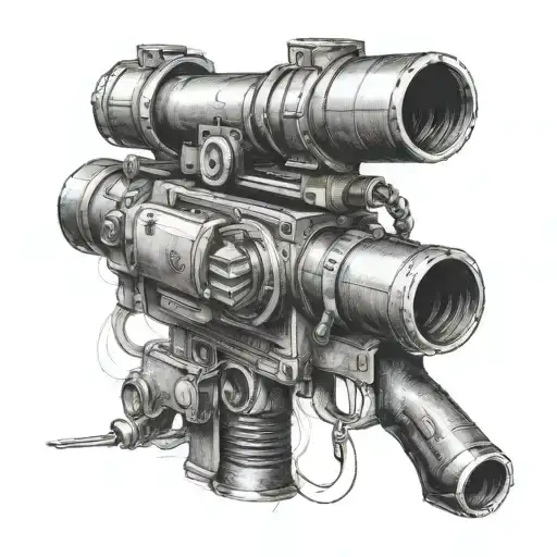 Sketch Of The Bazooka