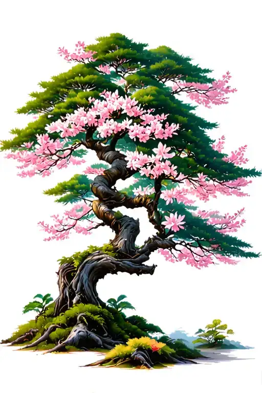 Sakura Tree Growing