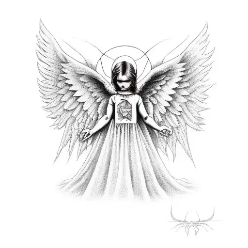 Angel Women Loves Devil Kid