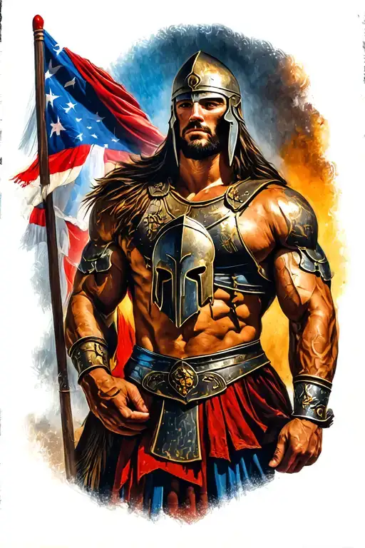 Spartan Protects His Family From Enemies