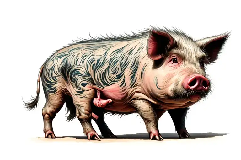 Mangalitza Pig