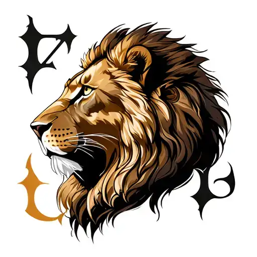 Leo Zodiac Sign Combined Together