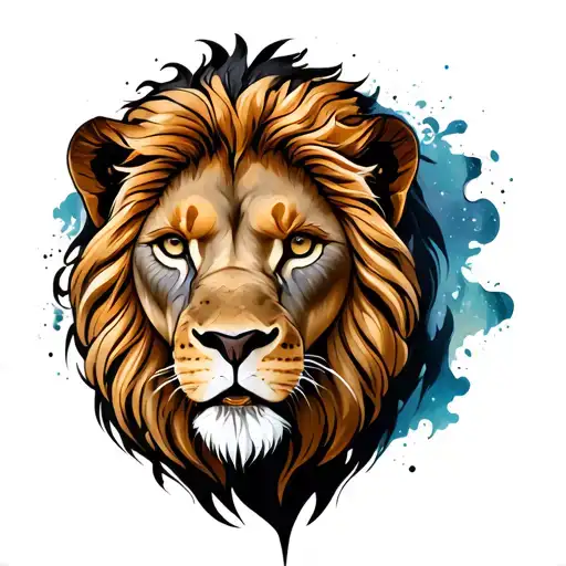 Leo Zodiac Sign Combined Together Symbolizing The Client's