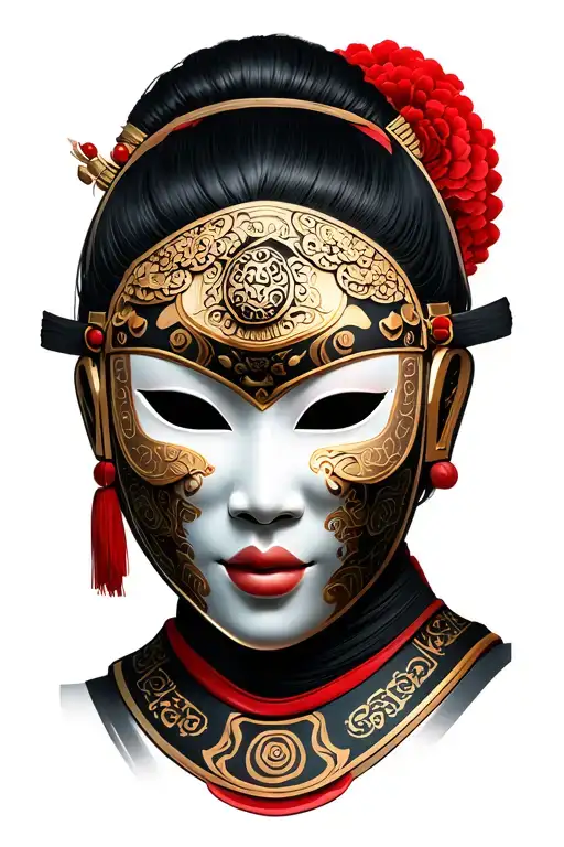 Female Mask Samurai