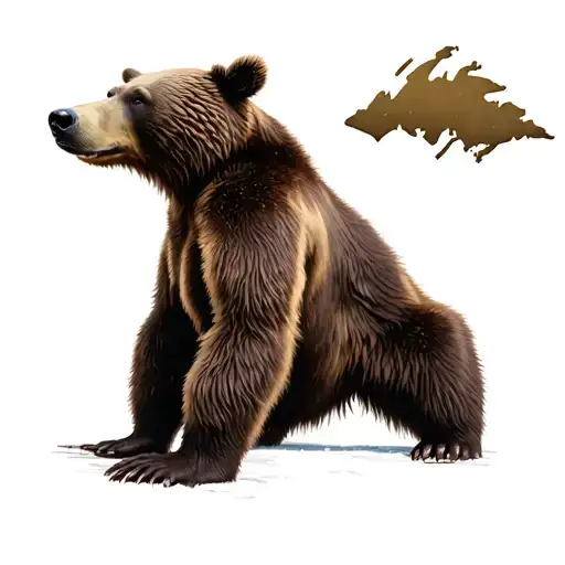 Michigan Bear Standing